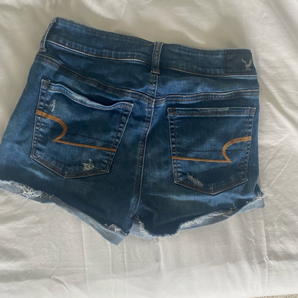 Super Stretch Hi-Rise Shortie - Jean Shorts